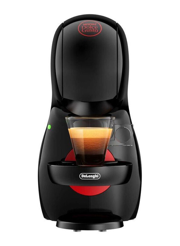 

Delonghi 0.8L Dolce Gusto Piccolo XS Coffee Machine, 1600W, EDG210.B, Black/Red