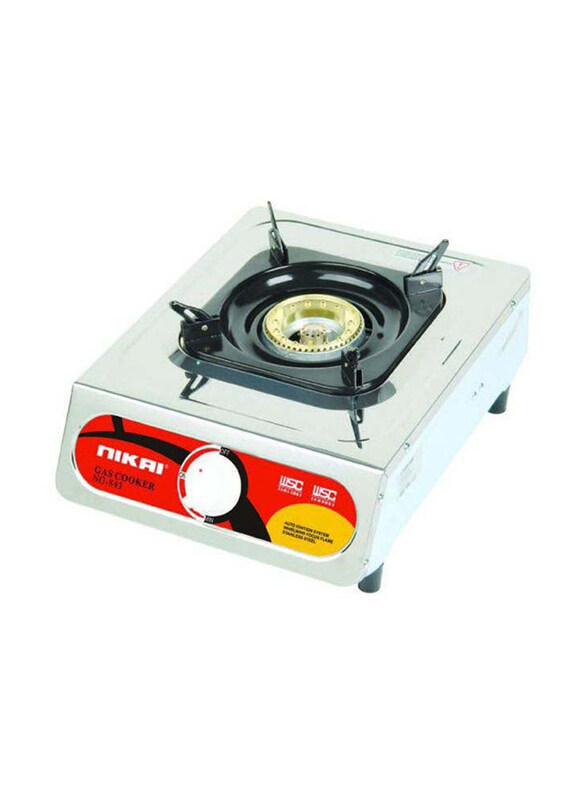 

Nikai Single Burner Gas Cooker, NG843, White