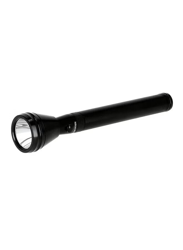 Krypton Rechargeable LED Flashlight, KNFL5124, Black