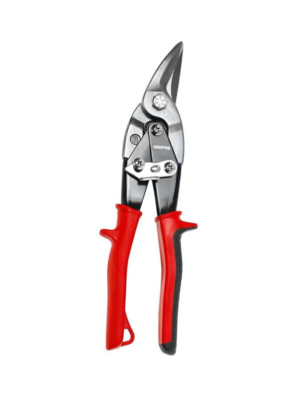 

Geepas 250mm Aviation Snip Left Cut, GT59113, Red/Black/Silver