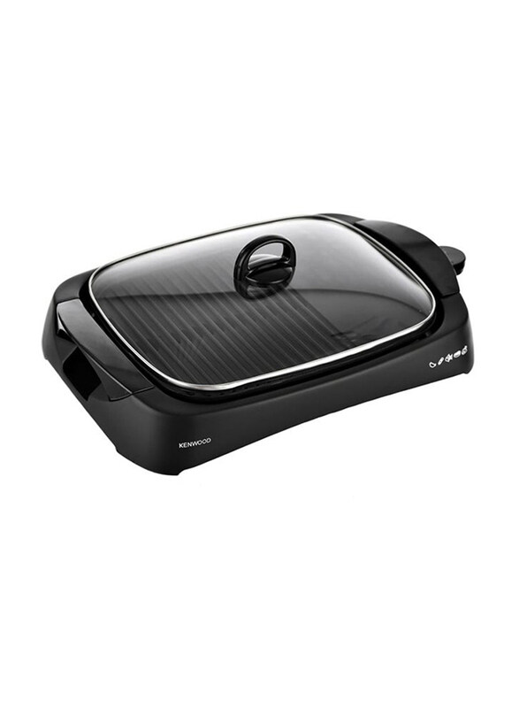 

Kenwood Electric Health Grill, 1700W, HG230, Black/Clear