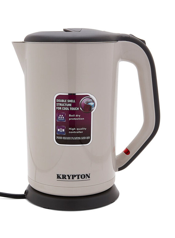 

Krypton 1.8L Stainless Steel Double Layer Kettle, KNK6105, Multicolour