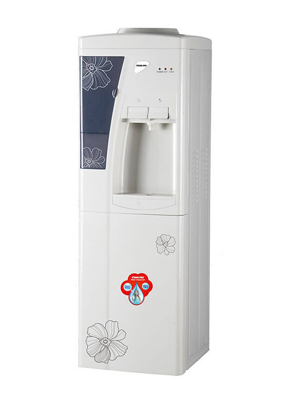 

Nikai Top Load 16L Water Dispenser Hot & Cold with Cabinet, NWD1208, White