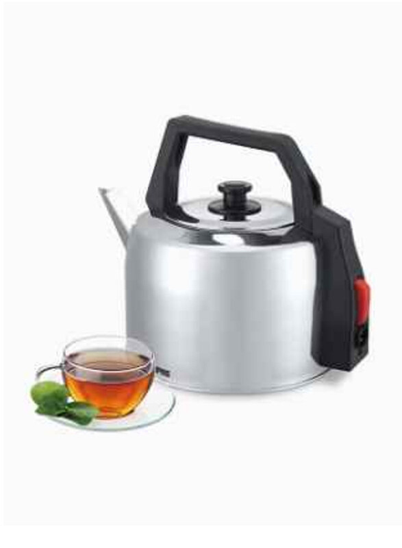 

Geepas 3L Electric Stainless Steel Kettle, 2200W, GK9892, Silver/Black