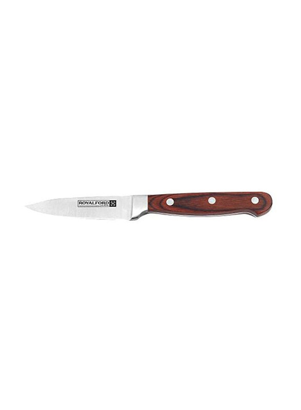 

Royalford 3.5-inch Cutting Knife, RF4113, Brown/Silver