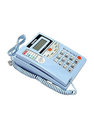 Geepas Caller ID Telephone with 3-Mode IDD Key Lock, White/Black/Grey