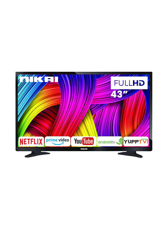 

Nikai 43-Inch Smart LED TV with Remote Control, NTV4300SLEDT Perfume3, Black