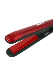 Geepas Ceramic Hair Straightener, GH8722, Red/Black