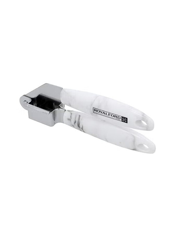 

Royalford 8cm Marble Designed Garlic Presser, RF9543, White/Grey