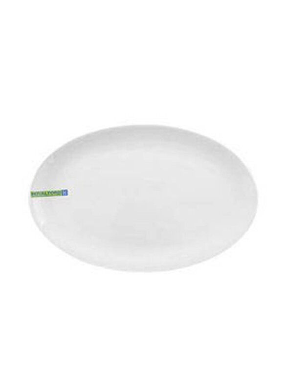 

Royalford 14-inch Magnesia Oval Plate, RF7989, White
