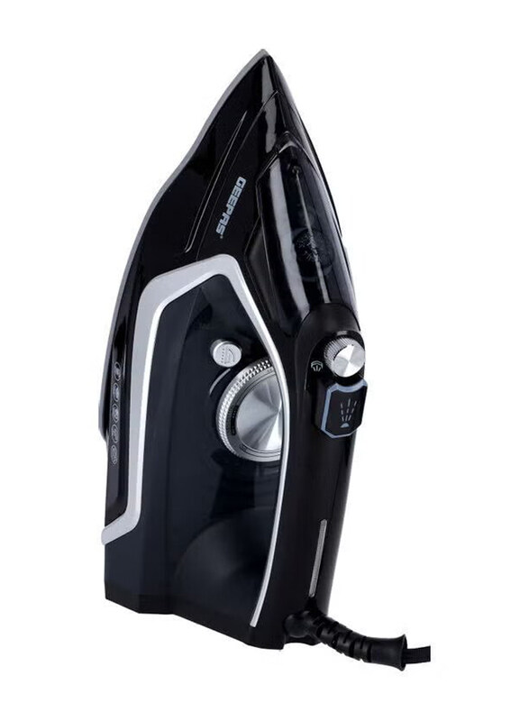 

Geepas Ceramic Wet & Dry Iron Steam Iron, 2200W, 2200W, GSI24024, Black