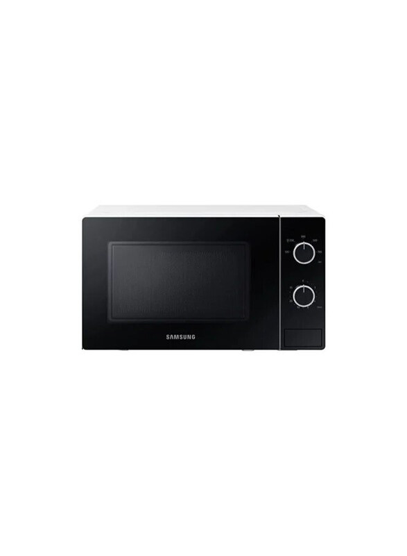 

Samsung 20L Microwave Oven, 1100W, with Solo Metallic Edge Dual Dial 5 Power Levels, MS20A3010AH, Black