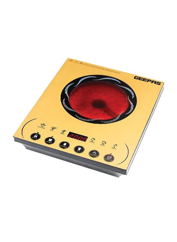 

Geepas Digital Infrared Cooker, 2000W, GIC5473, Yellow