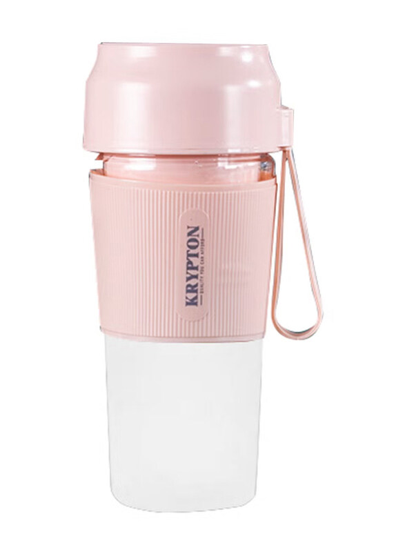 

Krypton 350ml Rechargeable Portable Juicer, 40W, KNB6344, White/Pink