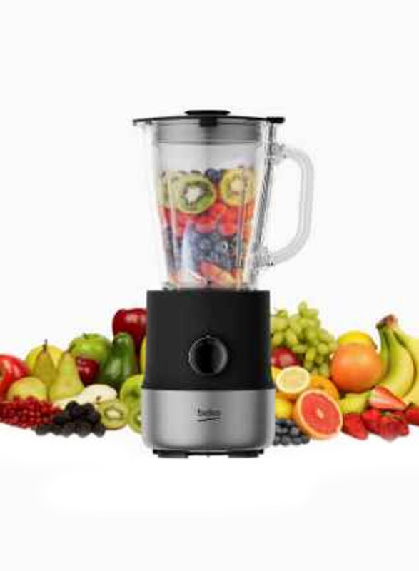 

Beko 1.5L Electric Stainless Steel Jug Blender, 800W, TBN 81808 BX, Multicolour
