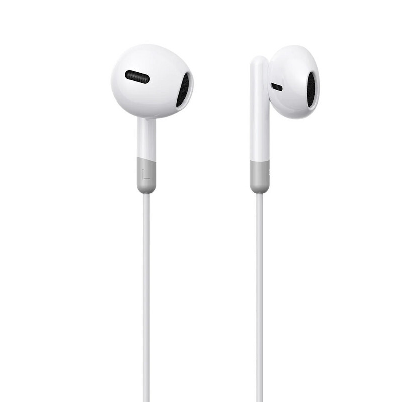 Joyroom JR-EW01 3.5Mm Wired Series Half In-Ear Earphones White