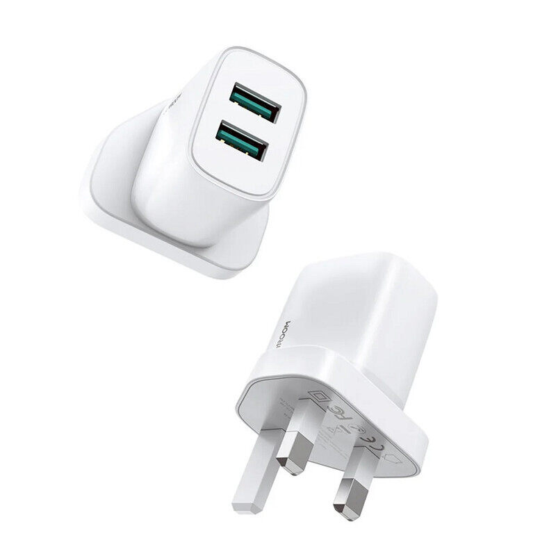 

Joyroom 2.1A Dual Port Mini Fast Charger White