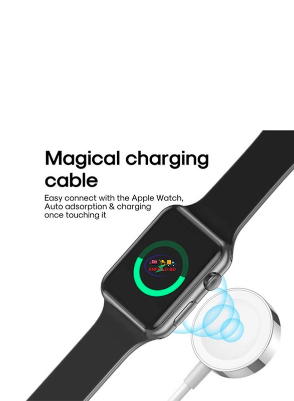 Joy Room 2.5W Magnetic Charging Cable for Apple Watch, S-IW003S, White