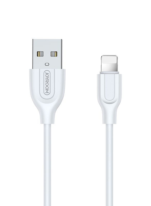 Joyroom 1-Meter Lightning Fast Charging Cable, USB Type A to Lightning for Apple Devices, L-S352 IP, White