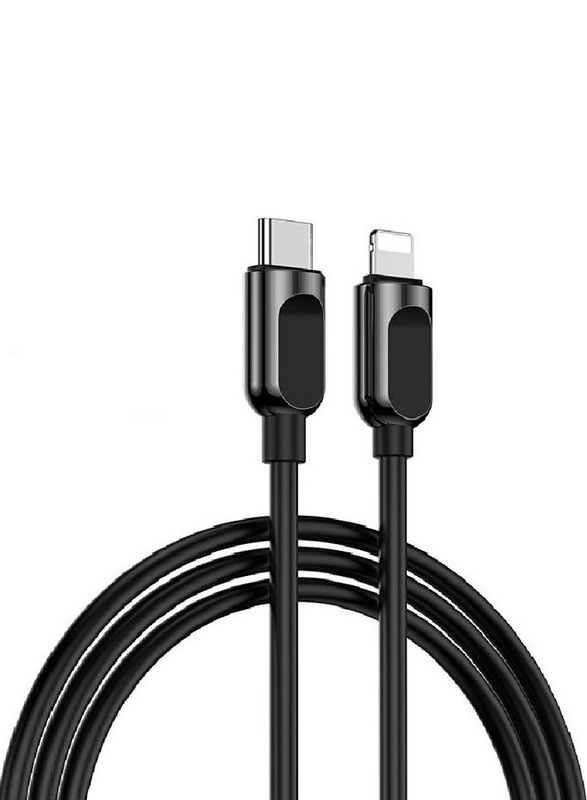 Joyroom 1-Meter 36W Lightning PD Charging Cable, USB Type-C to Lightning for Apple Devices, Black