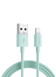 Joyroom 1-Meter Fast Charging & Data Transmission Lightning Cable, USB Type A to Lightning for Apple Devices, S-2030M13, Green