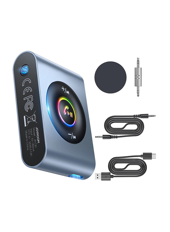 Joyroom Bluetooth Wireless Receiver for Car Stereo/Home Stereo/Wired Headphones/Speaker, JR-CB1, Blue