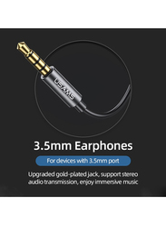 Usams EP-46 Aluminium Alloy 3.5mm Jack In-Ear Headphones, Red