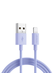 Joyroom 2-Meter Fast Charging & Data Transmission Lightning Cable, USB Type A to Lightning for Apple Devices, S-2030M13, Purple
