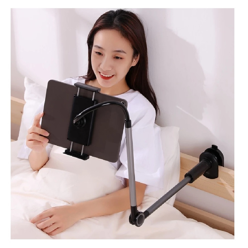 Joyroom 360-Degree Clip Shapeable Universal Desktop Tablet & Mobile Phone Lazy Holder, JR-ZS263, Black