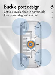 Ldnio Wireless Desktop Power Socket Charger with 2-USB+PD Ports And 5-Power Strip Box, White