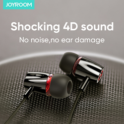 Joyroom Wired In-Ear Earphone, Black