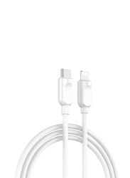 Joy Room 1-Meter 36W Lightning PD Charging Cable, USB Type-C to Lightning for Apple Devices, White