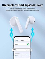 Joyroom Dual Mic ENC True Wireless Bluetooth Earphone White