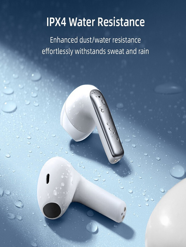 Joyroom Jpods Series True Wireless Dual Mic ENC Earphones White