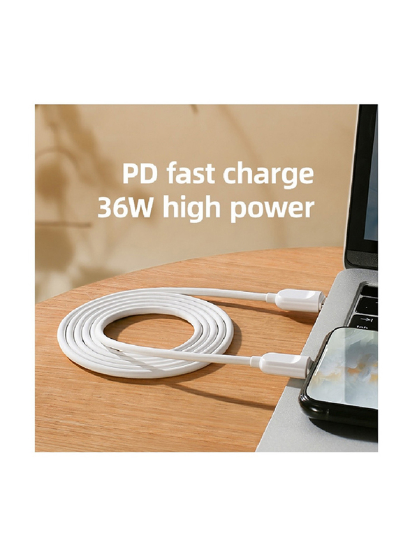 Joyroom 1-Meter 36W Lightning PD Charging Cable, USB Type-C to Lightning for Apple Devices, Black