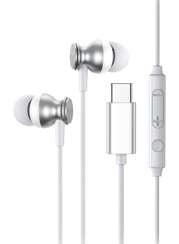 

Joyroom Wired Bass Digital Type C In-Ear Headphones, White