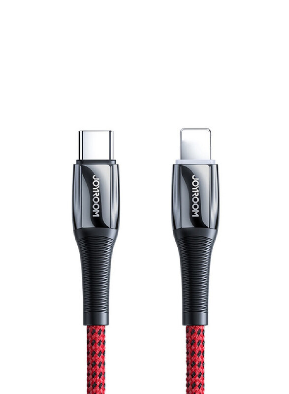 

Joy Room Joyroom 1.2-Meter 20W PD Lightning Fast Charging Cable, USB Type-C to Lightning for Apple Devices, S-1224K2, Red