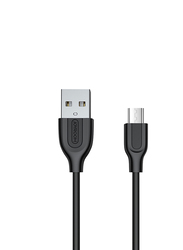 Joy Room 1-Meter Type-C Data Sync Fast Charging Cable, USB Type A to USB Type-C for Smartphone/Tablets, L-S352, Black