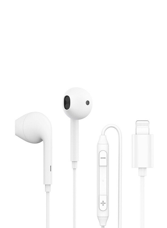 

Joyroom Wired In-Ear Earphones with Lightning Connector, White