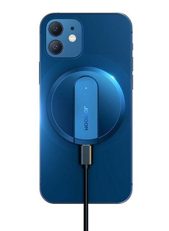 Joyroom Magnetic Wireless Charger For iPhone 11, 12, 13, Blue