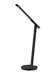 Momax Warm Yellow, Warm/Cool Daylight QL6 Bright IoT Desk Lamp with Wireless Charging, Black