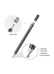 Joyroom Passive Capacitive Stylus Pen for Tablets & Smartphones, JR-BP560, Black