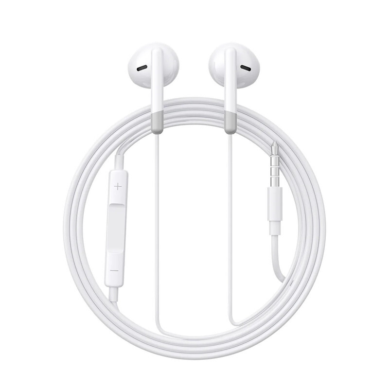 Joyroom JR-EW01 3.5Mm Wired Series Half In-Ear Earphones White