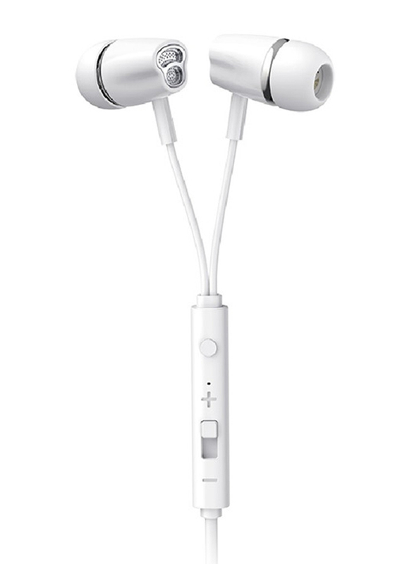 Joyroom Wired In-Ear Earphone, White