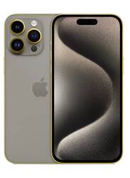 Caviar Luxury 24k Gold Plated Frame Customized iPhone 15 Pro 1 TB Natural Titanium