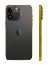 Caviar Luxury 24k Gold Plated Frame Customized iPhone 15 Pro 256 GB Black Titanium