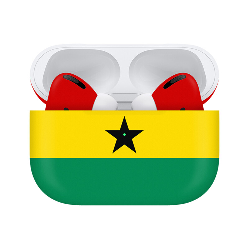 Caviar Customized Airpods Pro (2nd Generation) Glossy Ghana Flag