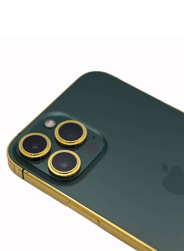 Caviar Luxury 24k Gold Plated Frame Customized iPhone 15 Pro 512 GB Royal Green Titanium