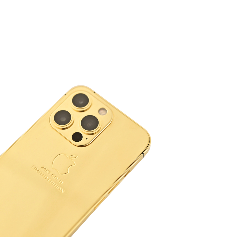 Caviar Luxury 24k Full Gold Customized iPhone 14 Pro 256 GB Limited Edition, UAE Version