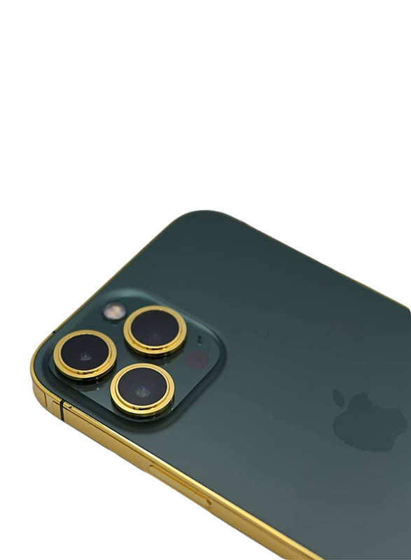 Caviar Luxury 24k Gold Customized iPhone 13 Pro Max 128 GB Royal Green, UAE Version